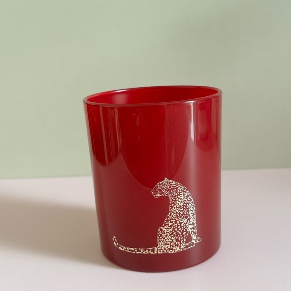 Cartier Red Candle Holder, Repurposed Art Decor - Picture 6 of 8